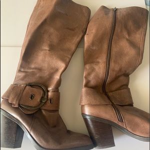 COPY - Leather knee-high boots